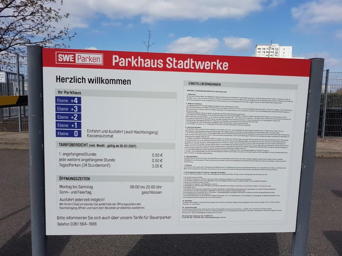 Unterkunft Einfach Und Zentral Érfurt Exterior foto